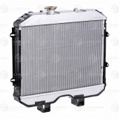 Радиатор охлаждения УАЗ-3909/3741/31519/3162 LUZAR дв.4213/409/514 алюминевый 3-х рядный
