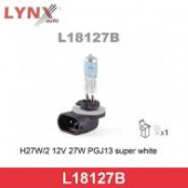 Автолампа H27 12V 27W PGJ13 (881) SUPER WHITE LYNX AUTO